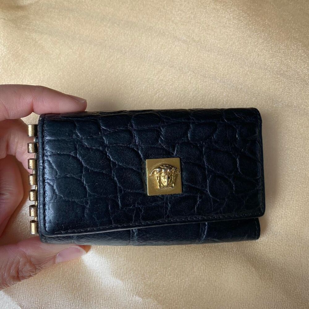 Versace key holder / wallet with gold hardware